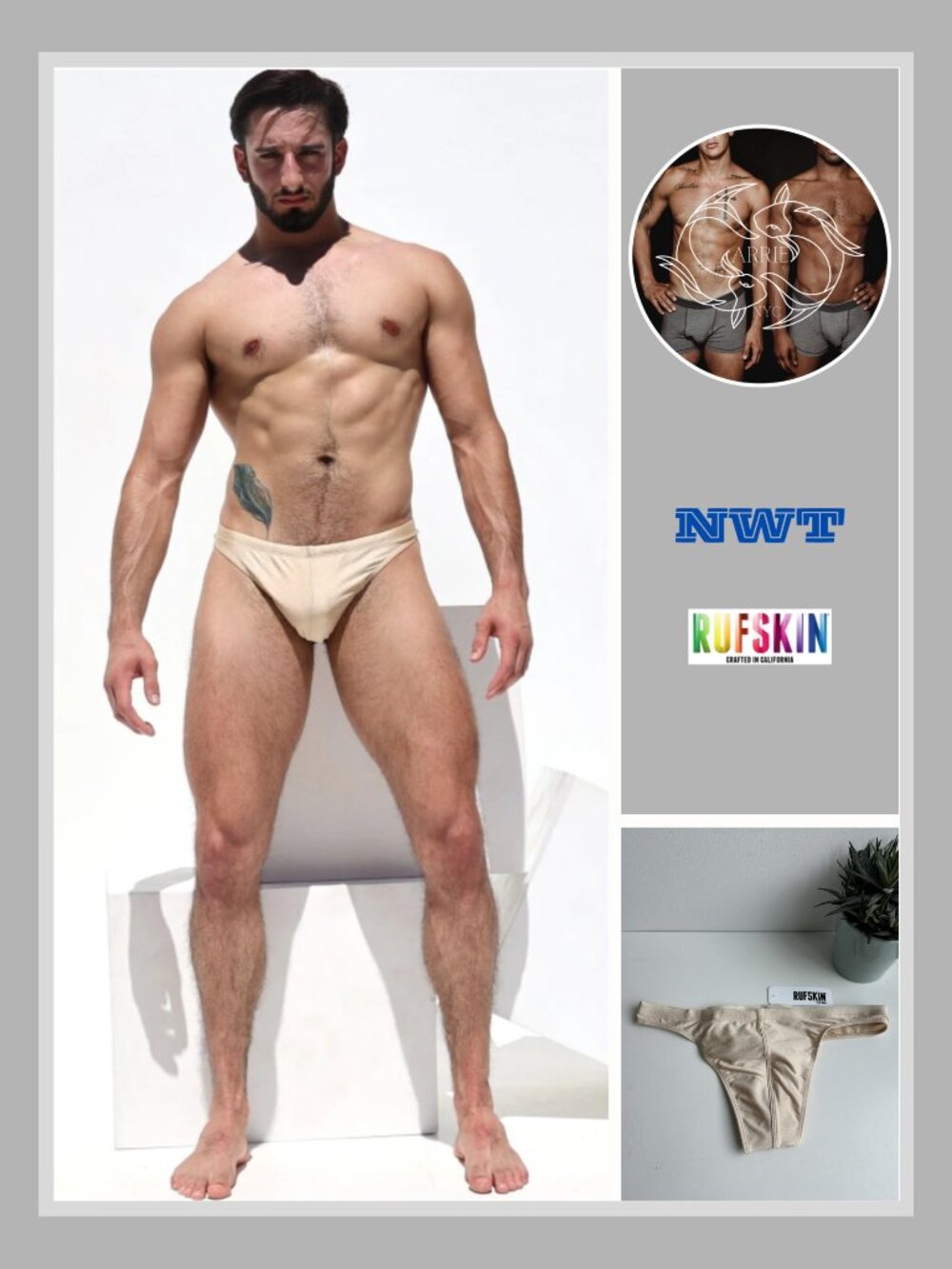 Rufskin - Falco Swim Brief - Beige (M)